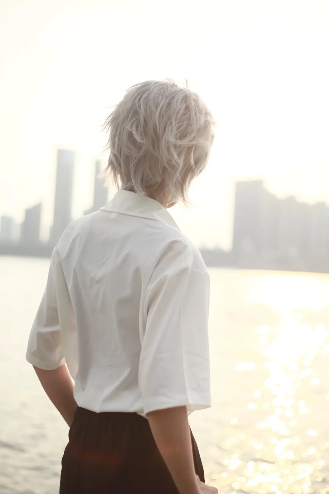 【渚薰cos】在海边拥抱微风，EVA新世纪福音战士的静谧时光 - 第 1 张