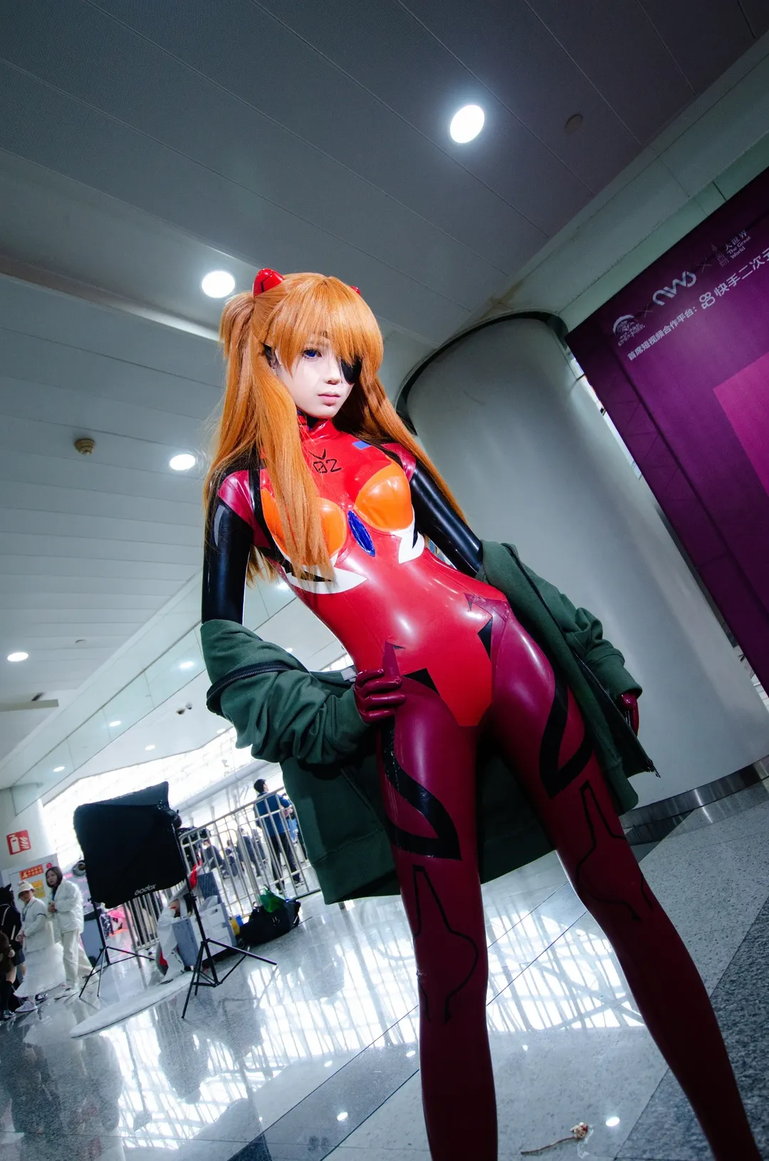 【明日香cos】新世纪福音战士战衣漫展抓拍 - 第 6 张