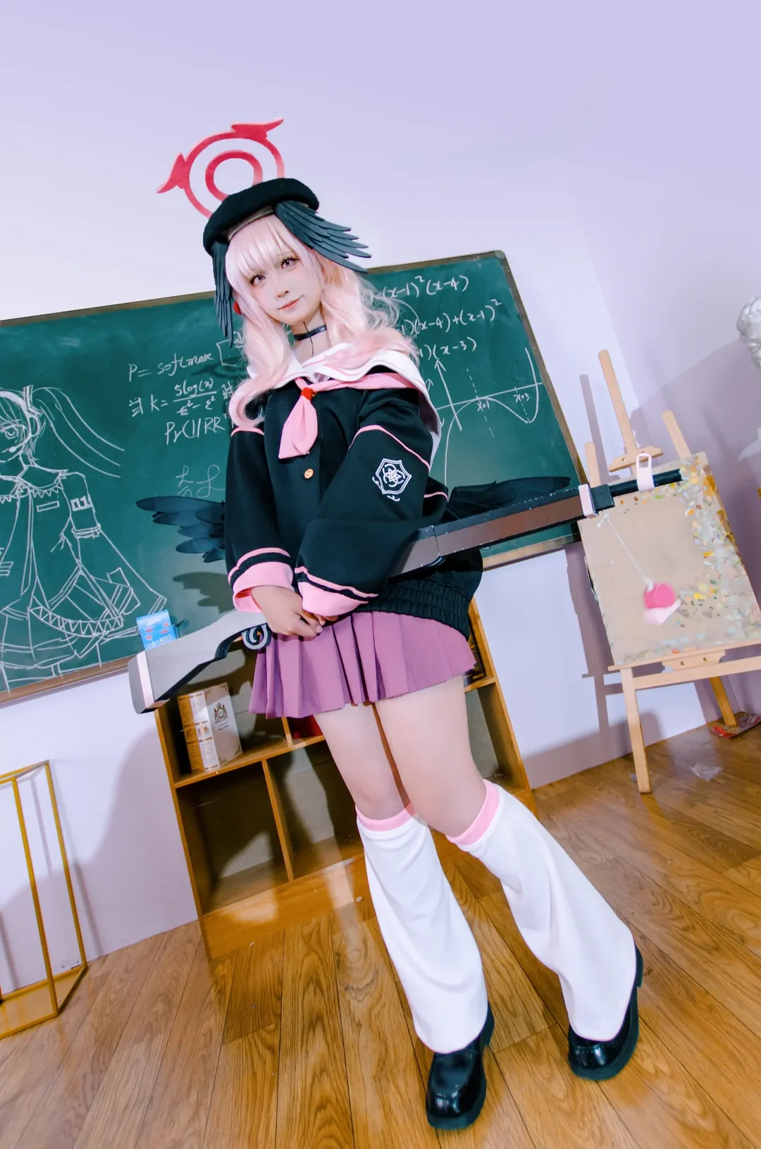 【小春cos】蔚蓝档案风纪委员的日常补习时间 - 第 8 张