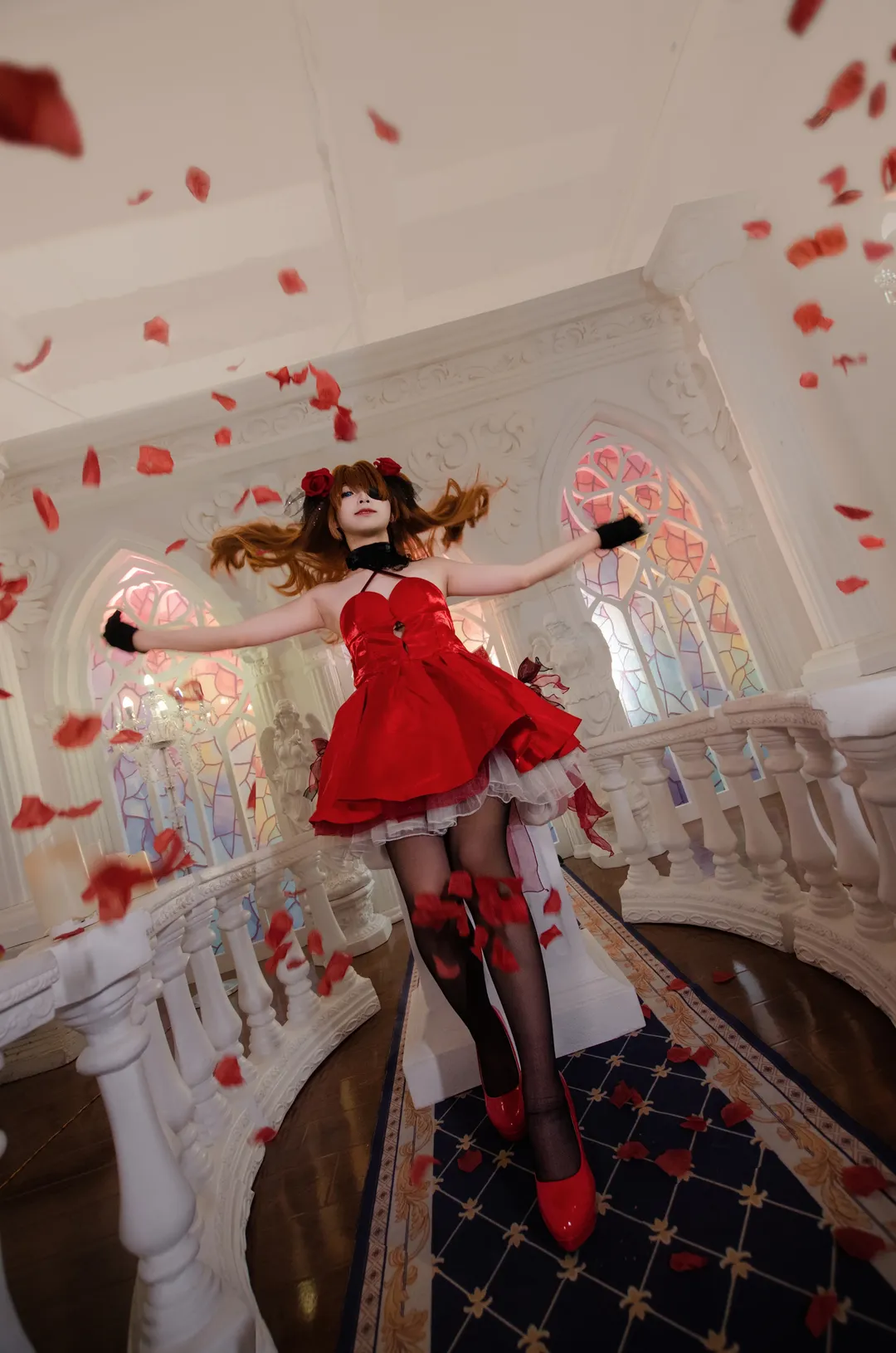 【明日香cos】新世纪福音战士，红裙与琴弦的交响 - 第 16 张