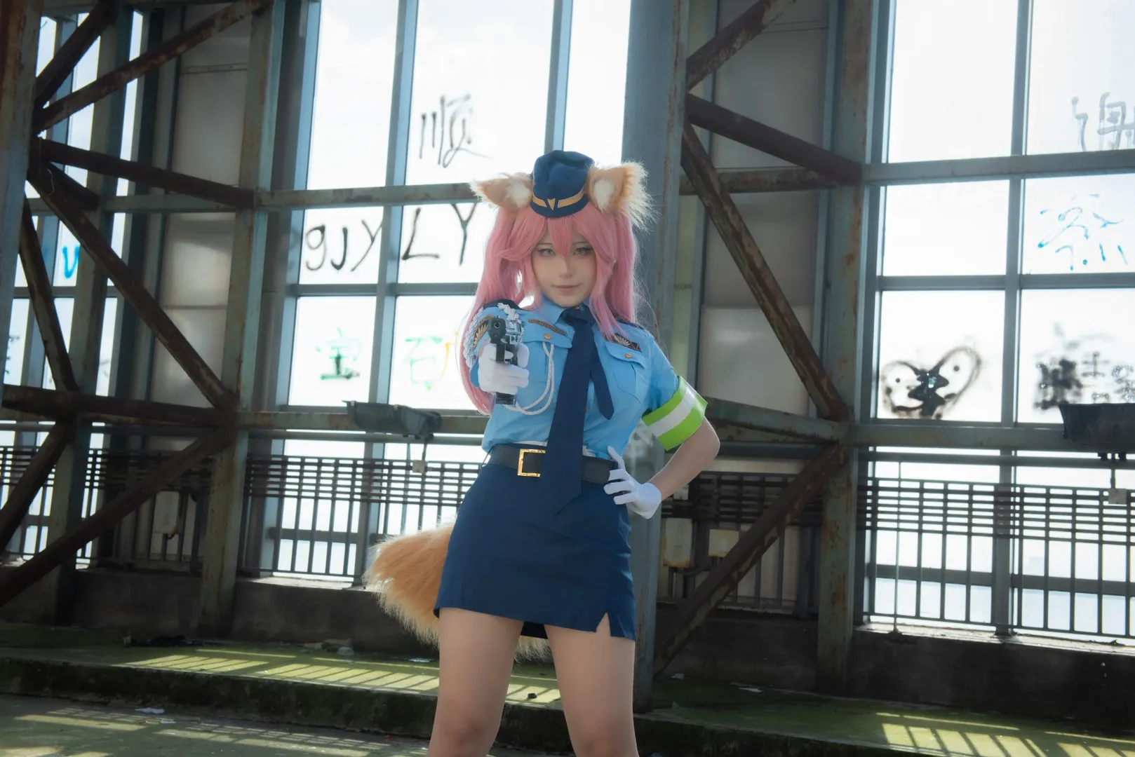 【玉藻前cos】FGO赛博女警废墟出警任务 - 第 10 张