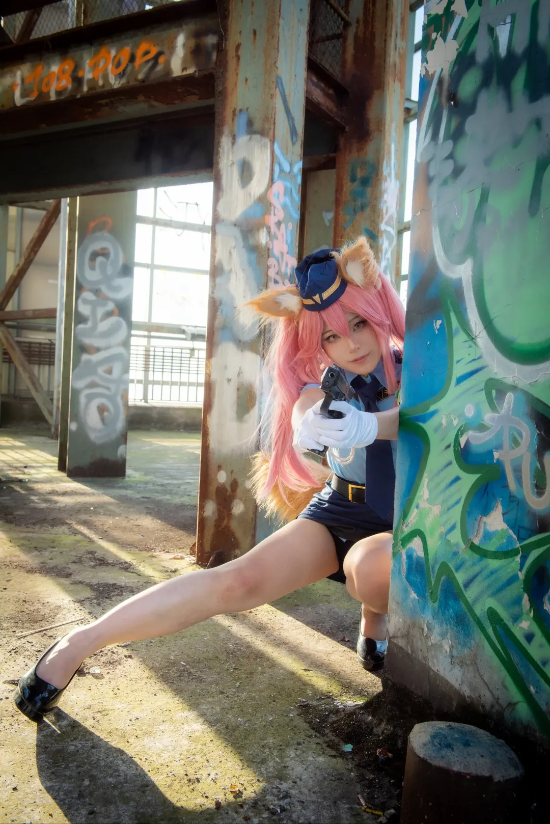 【玉藻前cos】FGO赛博女警废墟出警任务 - 第 11 张