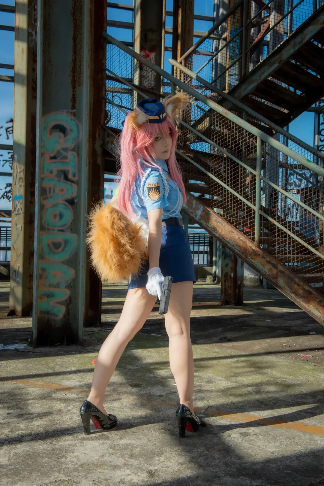 【玉藻前cos】FGO赛博女警废墟出警任务 - 第 14 张