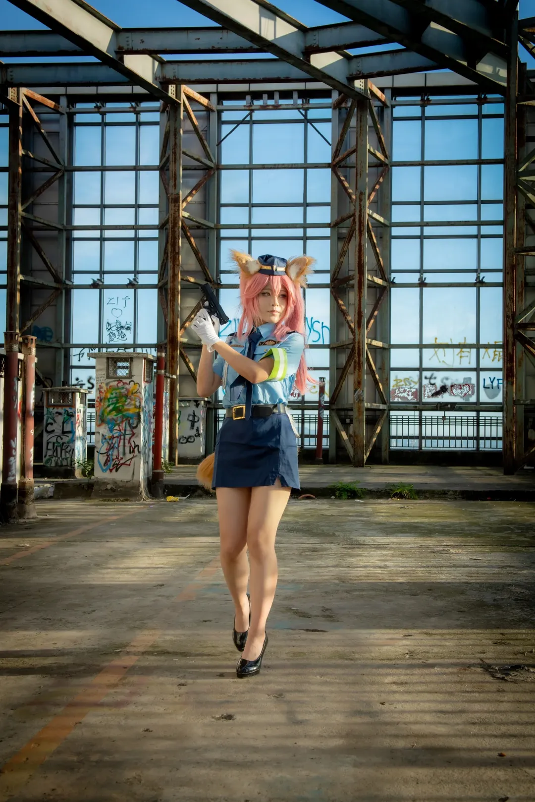 【玉藻前cos】FGO赛博女警废墟出警任务 - 第 16 张