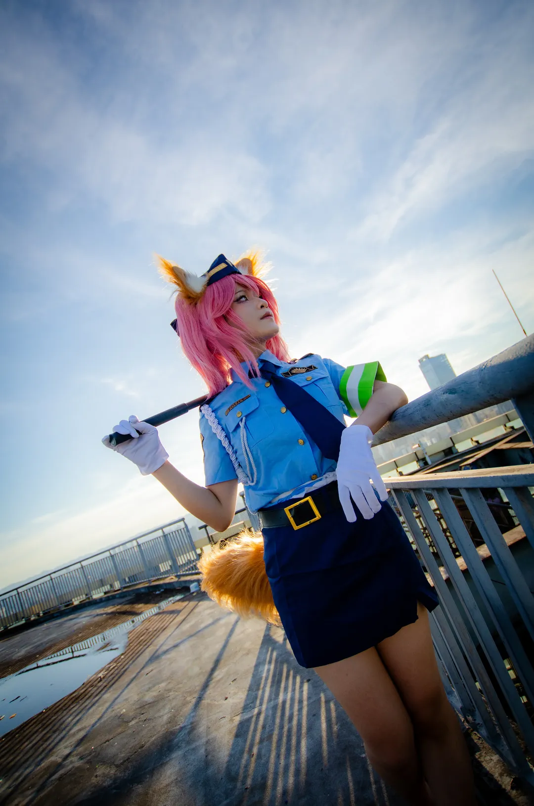 【玉藻前cos】FGO赛博女警废墟出警任务 - 第 2 张