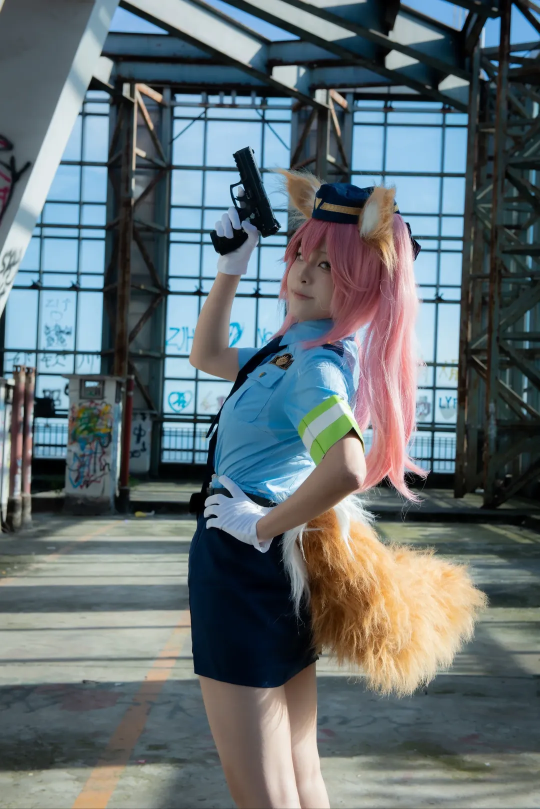 【玉藻前cos】FGO赛博女警废墟出警任务 - 第 8 张