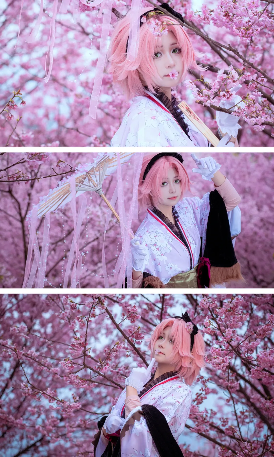 [Haruno Sakura Cosplay] A Spring Freeze-Frame Beneath the Cherry Blossom Trees - Image 2