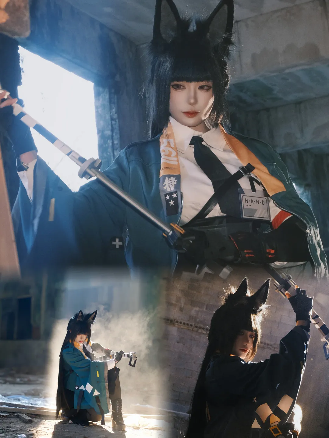 【星见雅cos】绝区零废墟中的战术魅力