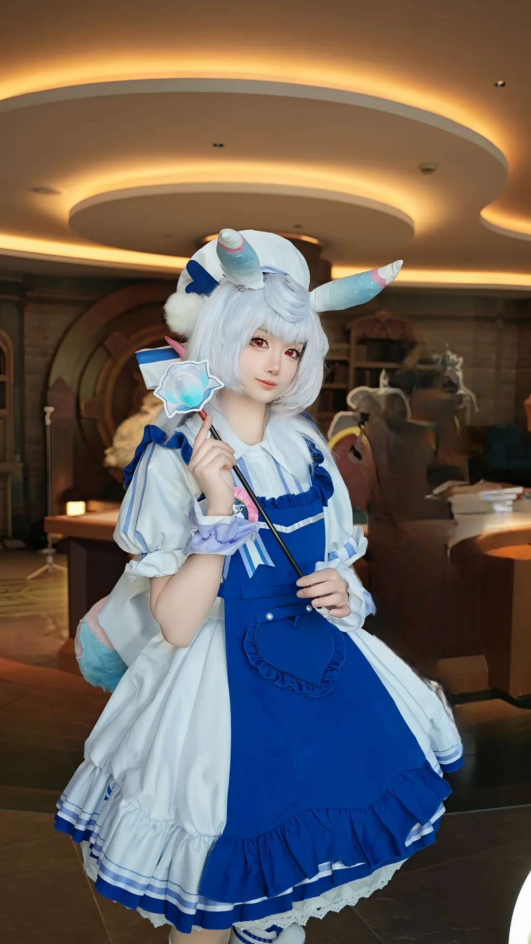 【原神&绝区零cos】首场线下漫展，一套性感黑丝出片分享 - 第 11 张