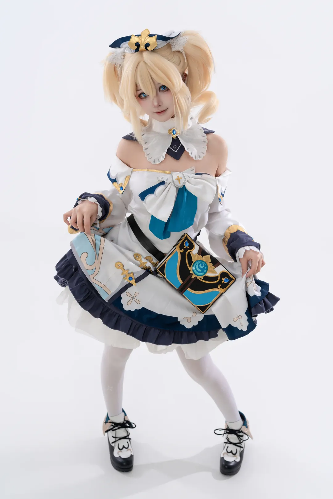 【芭芭拉cos】原神纯净白棚里的治愈系少女 - 第 2 张