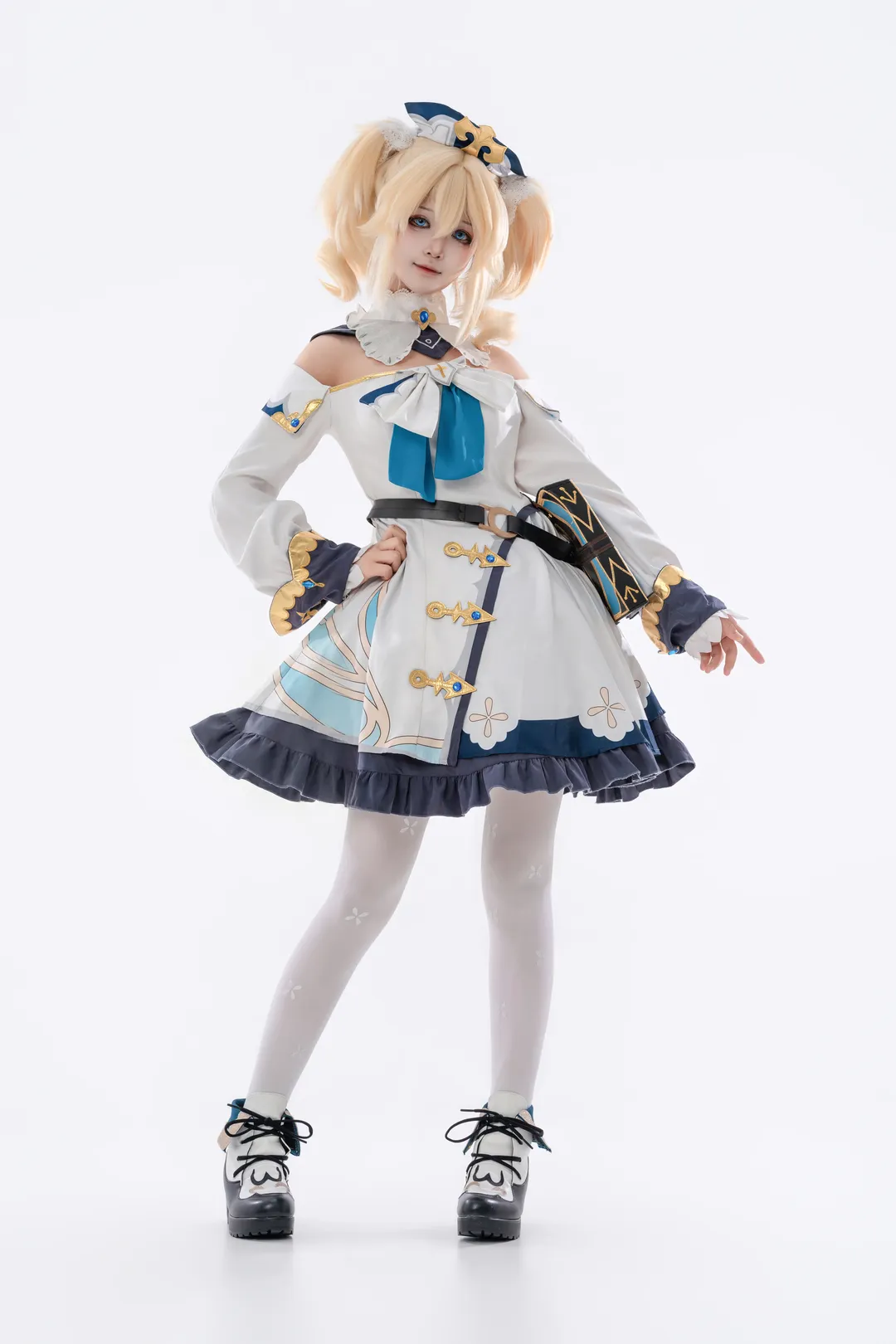【芭芭拉cos】原神纯净白棚里的治愈系少女