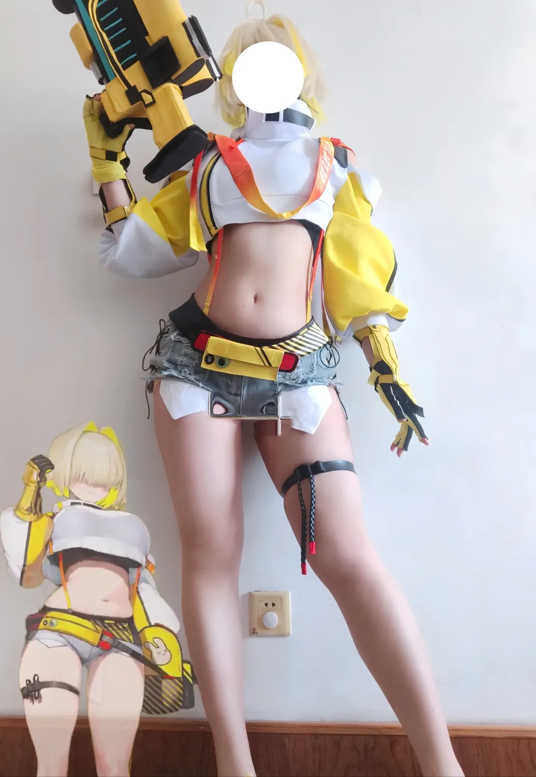 【伊莱格cos】胜利女神妮姬，一比一还原的战术感 - 第 1 张