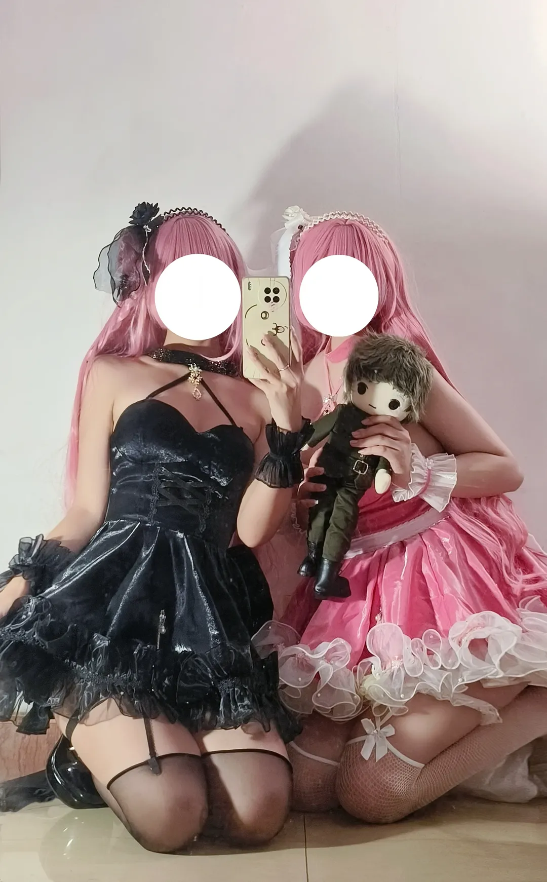 【doro cos】胜利女神妮姬 指挥官的黑桃与粉桃双人版 - 第 2 张