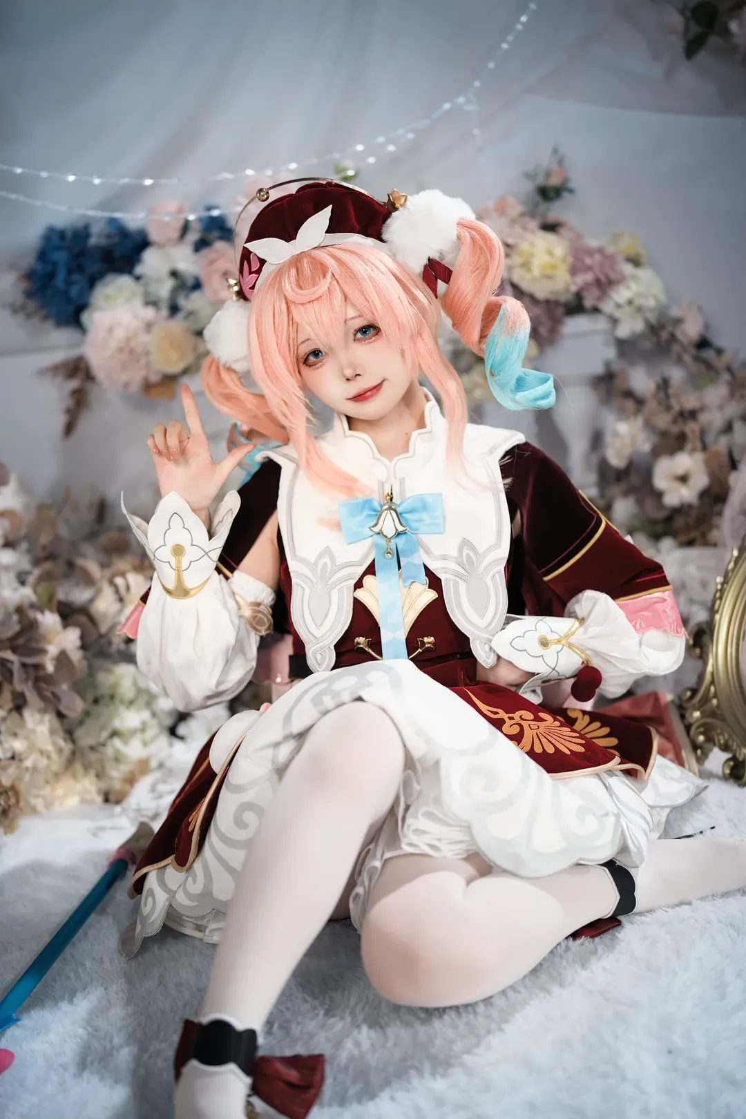 【风堇cos】崩坏星穹铁道的粉毛小天使，拿上法杖注入一点魔力 - 第 2 张