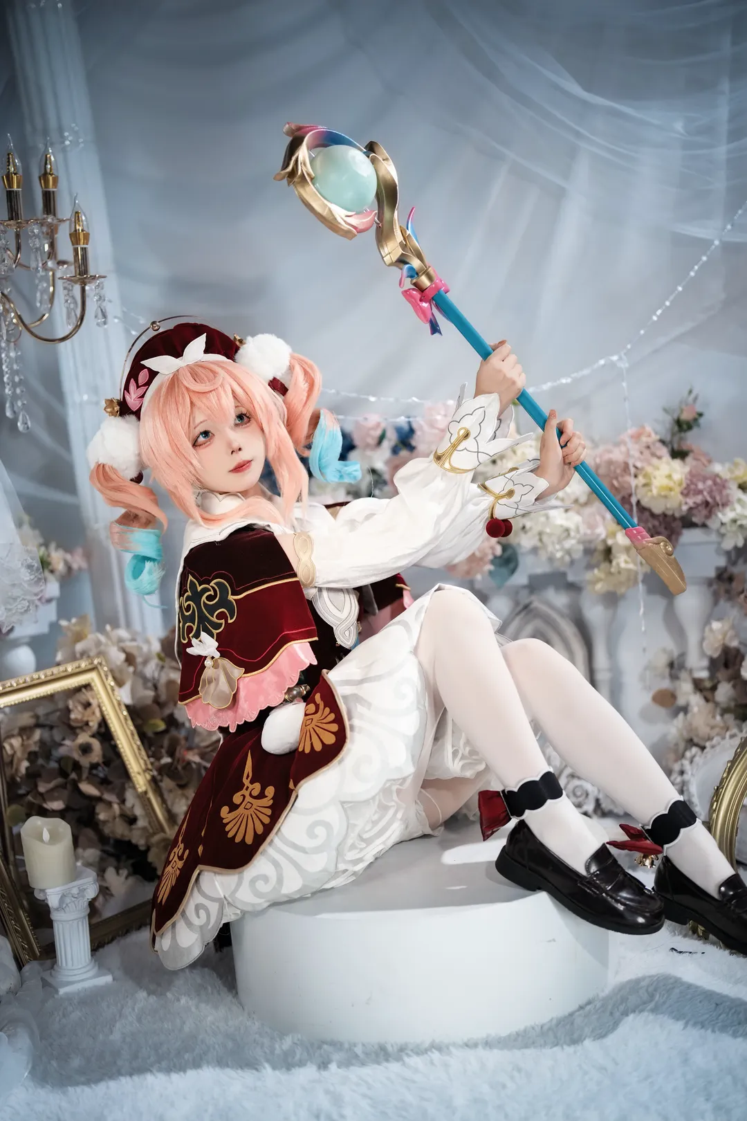 【风堇cos】崩坏星穹铁道的粉毛小天使，拿上法杖注入一点魔力
