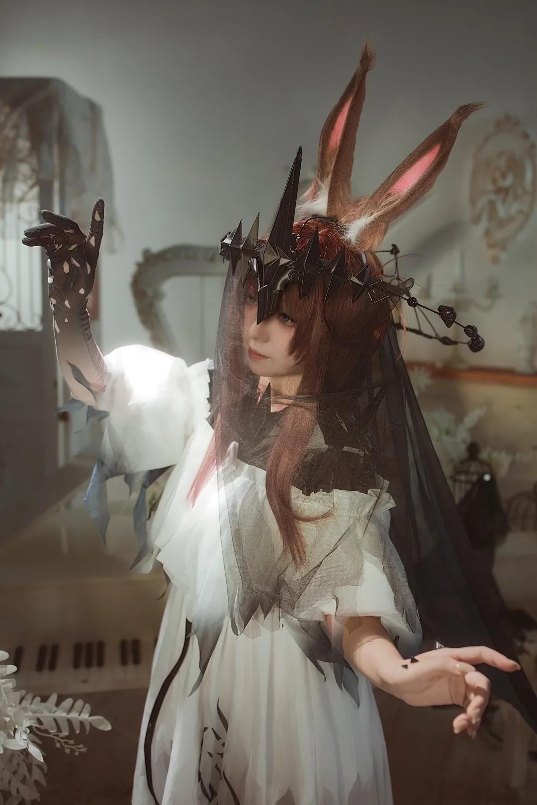【魔王阿米娅cos】明日方舟的暗黑与纯白 - 第 3 张