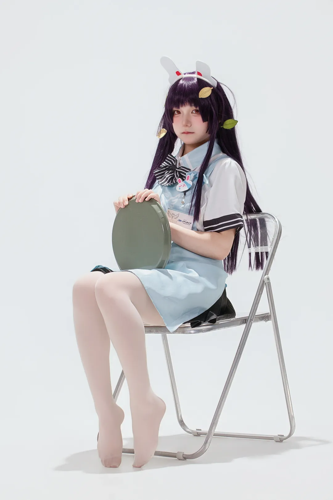 【霞泽美游cos】蔚蓝档案，纯白空间里的细节诠释 - 第 4 张