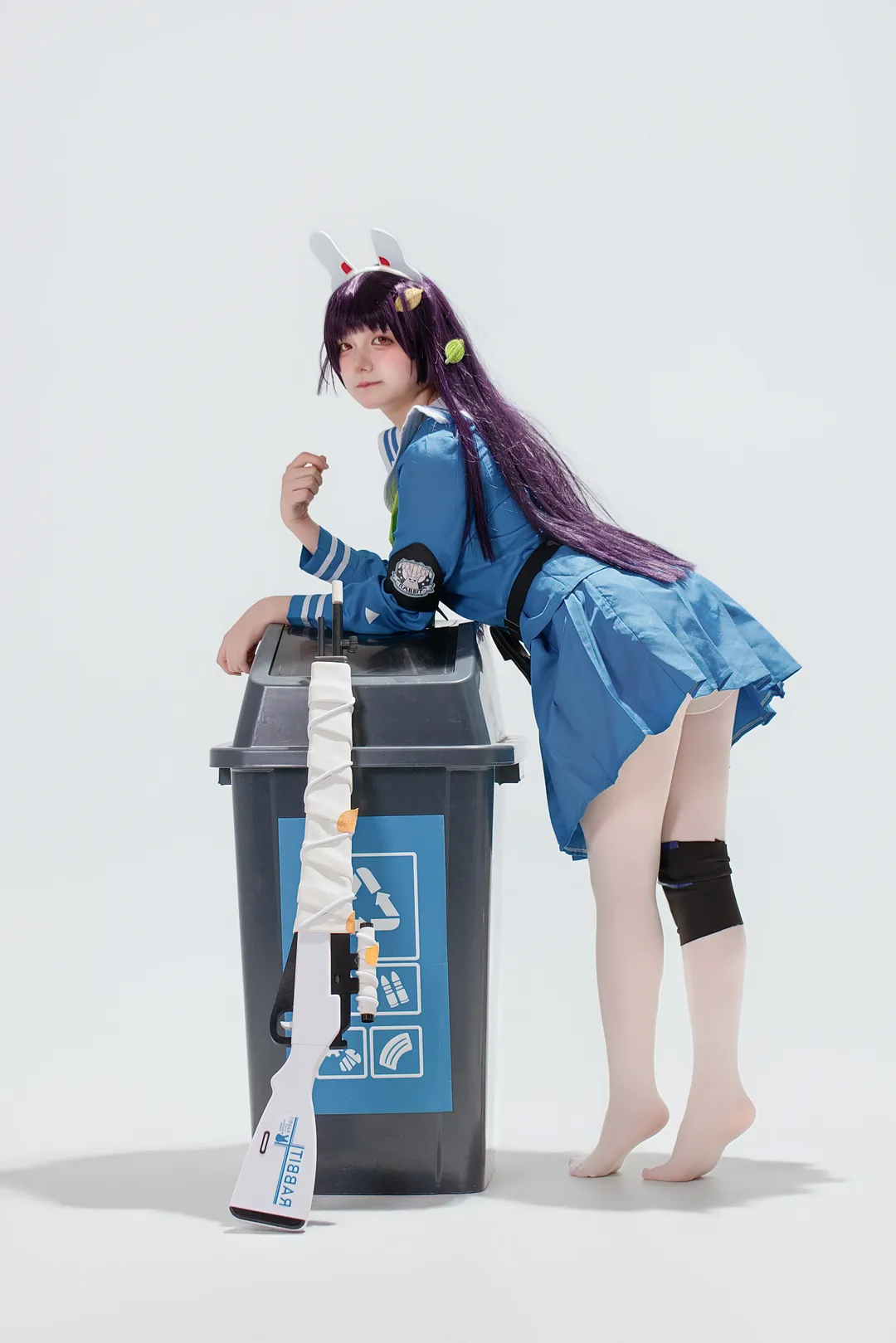 【霞澤美遊cos】蔚藍檔案的兔子小隊狙擊手出沒 - 第 1 張