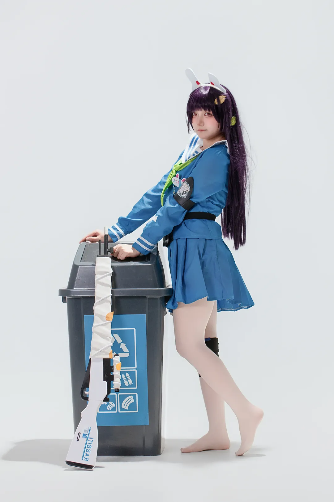 【霞澤美遊cos】蔚藍檔案的兔子小隊狙擊手出沒 - 第 2 張