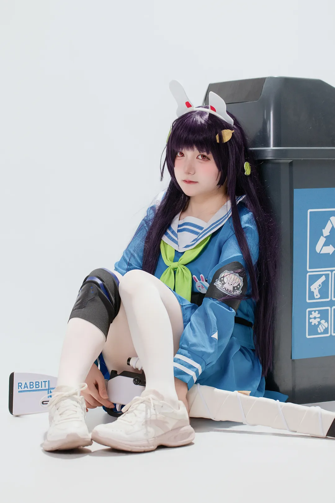 【霞澤美遊cos】蔚藍檔案的兔子小隊狙擊手出沒 - 第 5 張