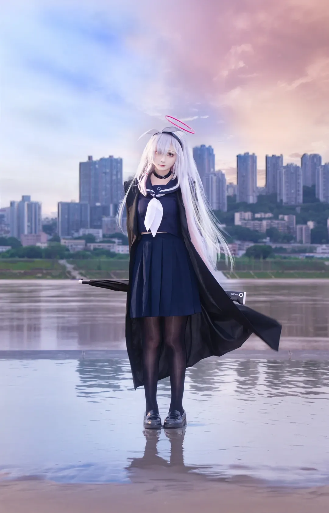 【普拉娜cos】江边暮色下的蔚蓝档案外景分享 - 第 1 张