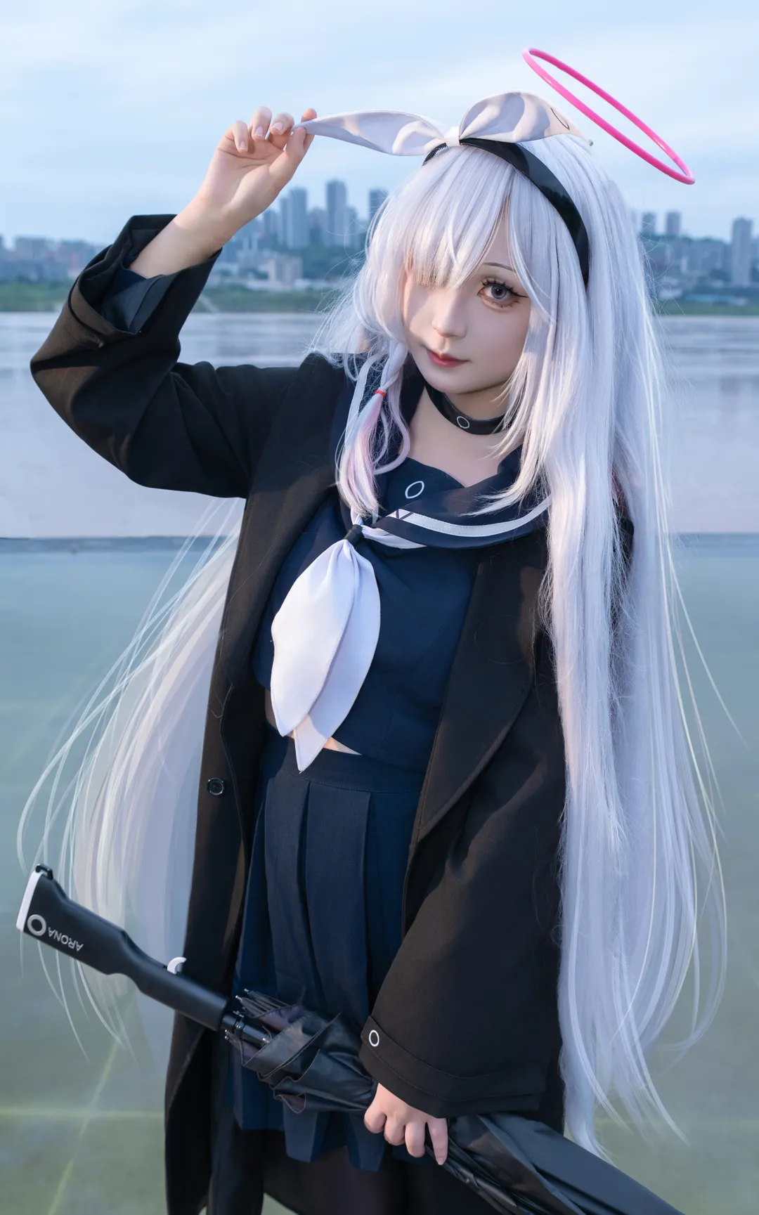 【普拉娜cos】江边暮色下的蔚蓝档案外景分享 - 第 5 张
