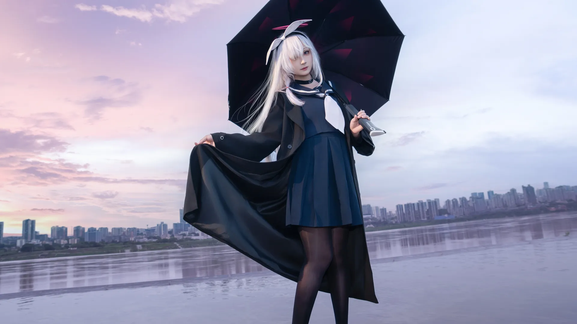 【普拉娜cos】江边暮色下的蔚蓝档案外景分享 - 第 6 张
