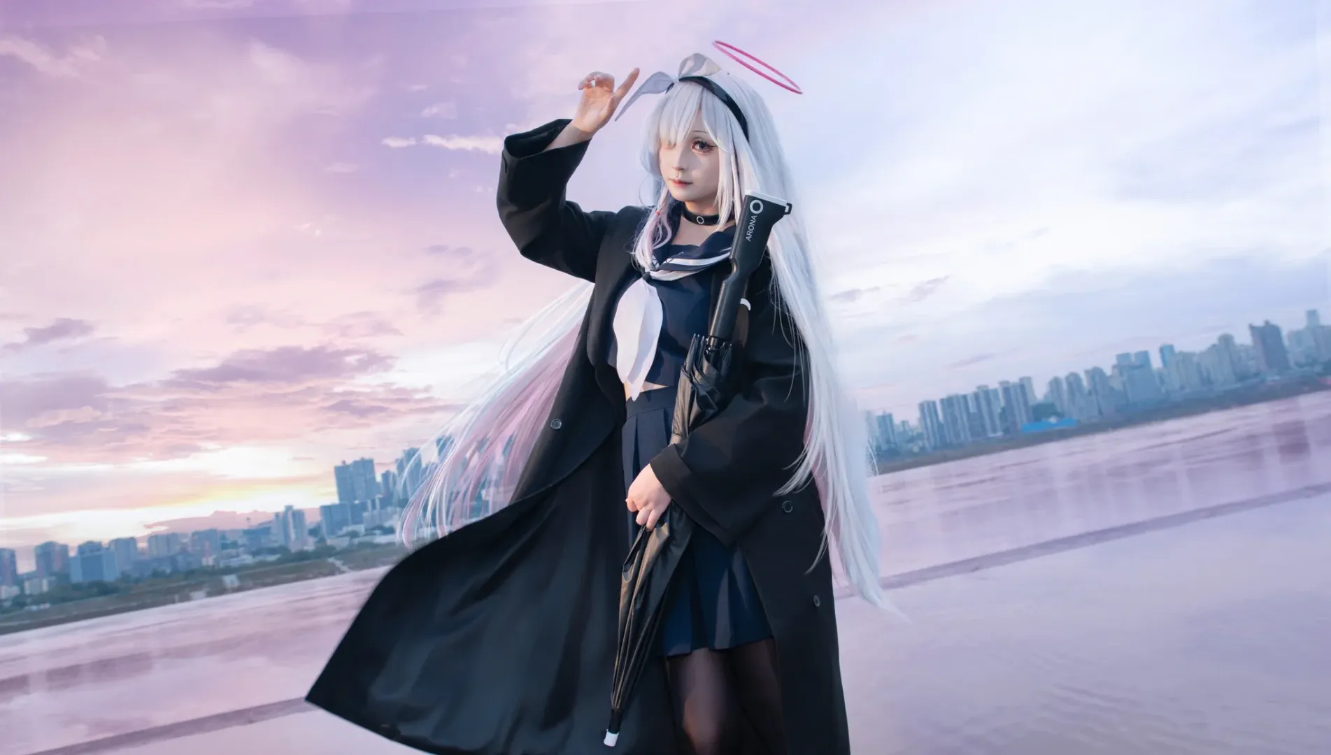 【普拉娜cos】江边暮色下的蔚蓝档案外景分享 - 第 7 张