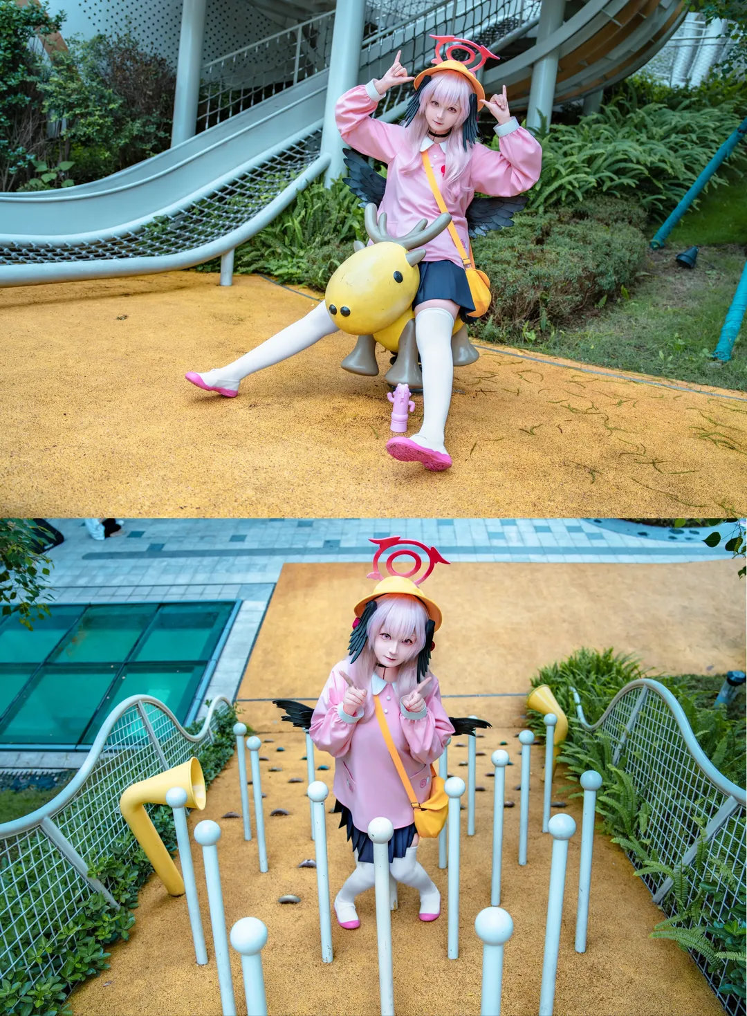 【下江小春cos】游乐园里的幼稚园风萌系少女 - 第 6 张