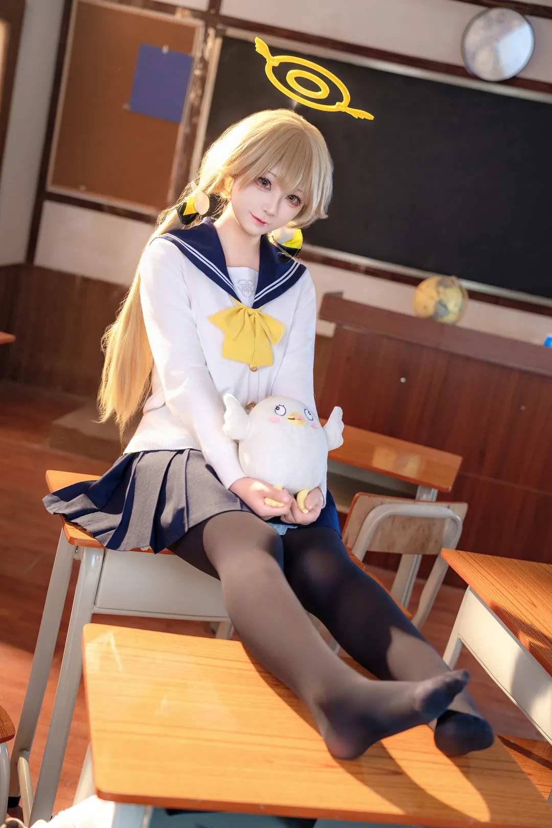 【阿慈谷日富美cos】蔚蓝档案里的午后校园时光