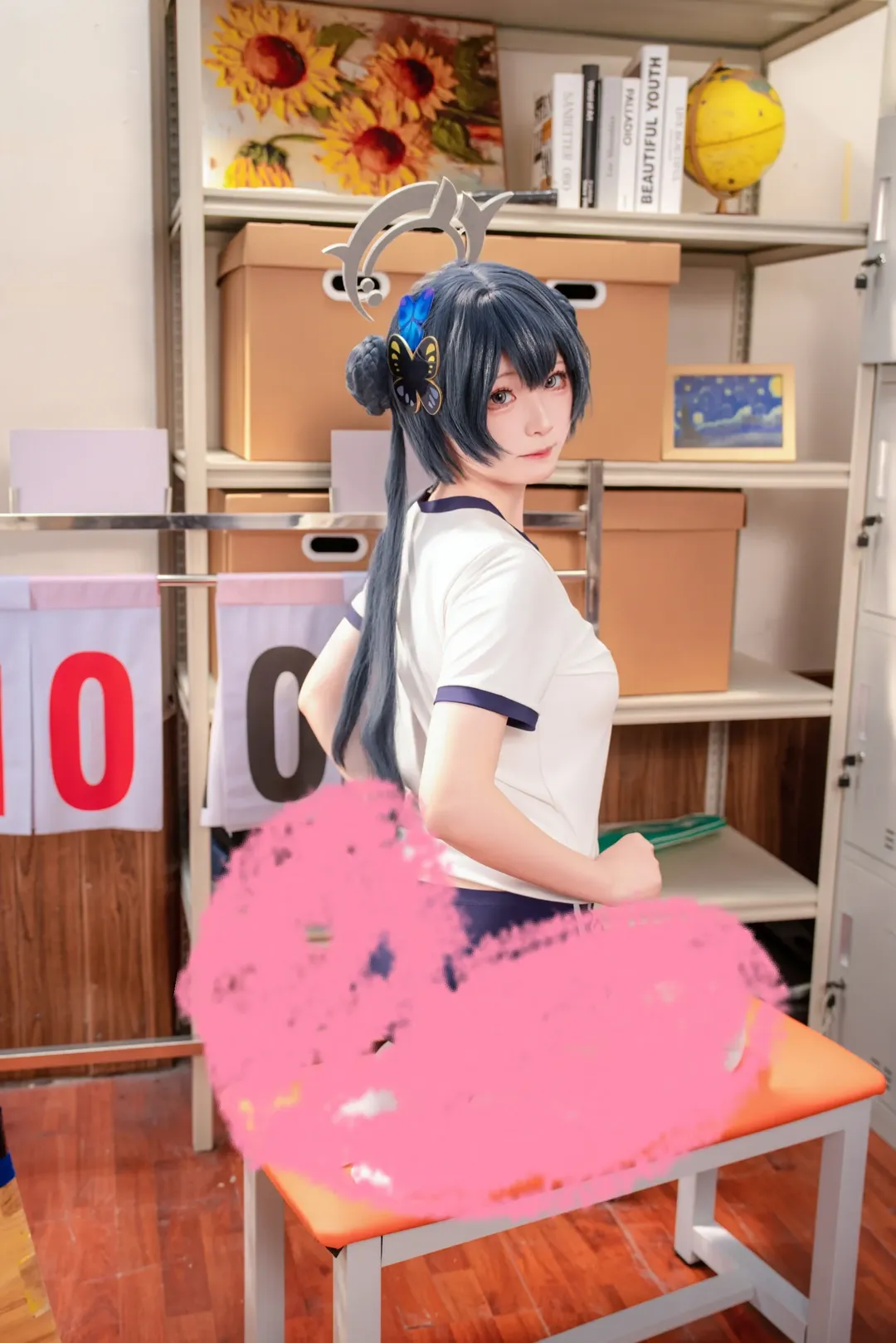 【キサキ コスプレ】『ブルーアーカイブ』体操服の実景スタジオ撮影記録 - 1 枚目