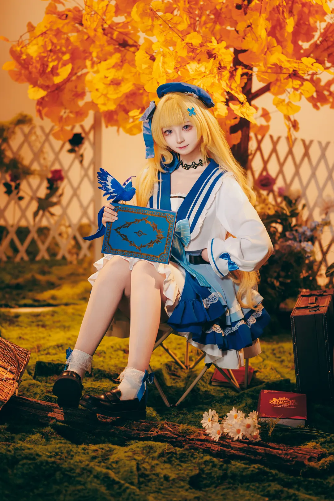 [Phoebe Cosplay] Wuthering Waves: Gentle Echoes of Autumn Daisies and the Bluebird - Image 5