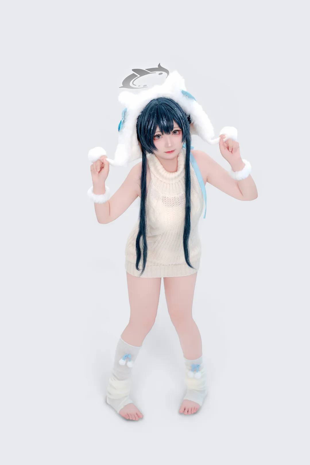 【妃咲cos】居家慵懒风，蔚蓝档案里的治愈日常 - 第 4 张