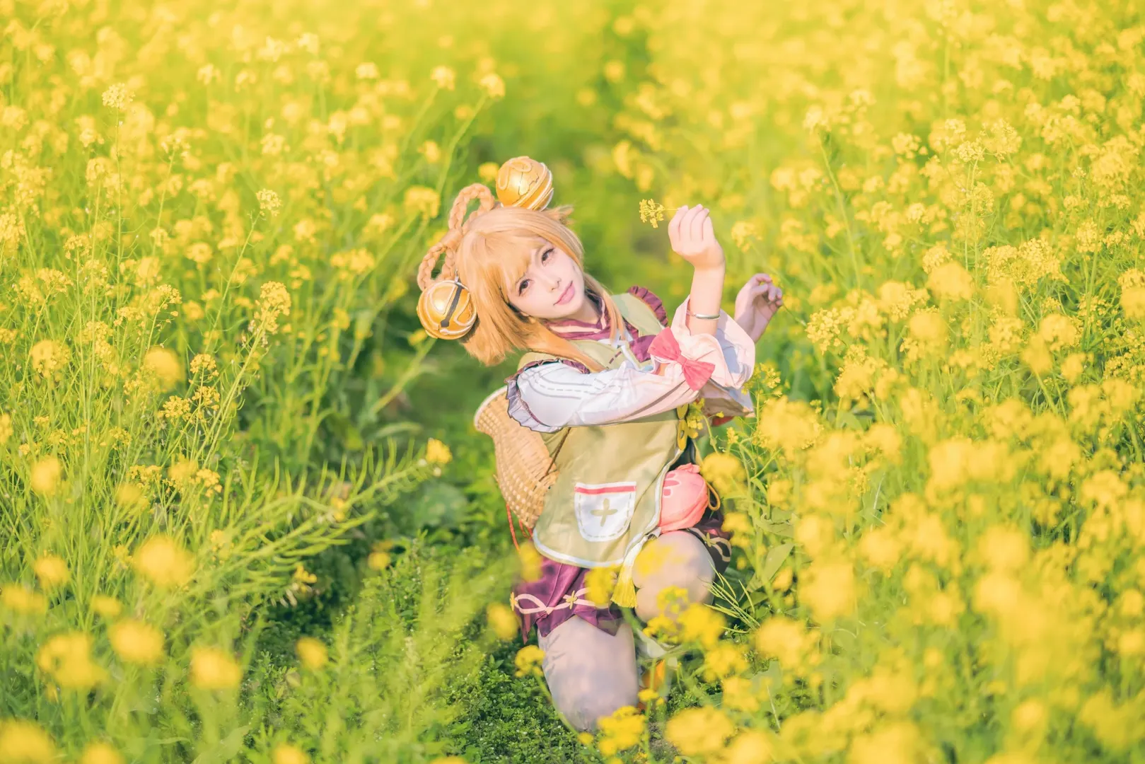 【瑤瑤cos】原神瑤瑤與油菜花田的滿分適配度 - 第 3 張