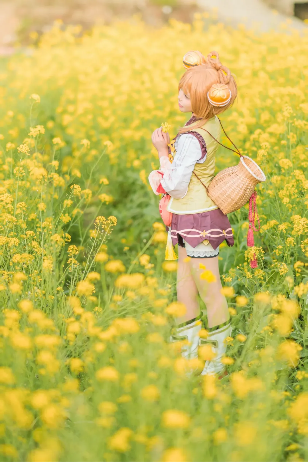 【瑤瑤cos】原神瑤瑤與油菜花田的滿分適配度 - 第 5 張