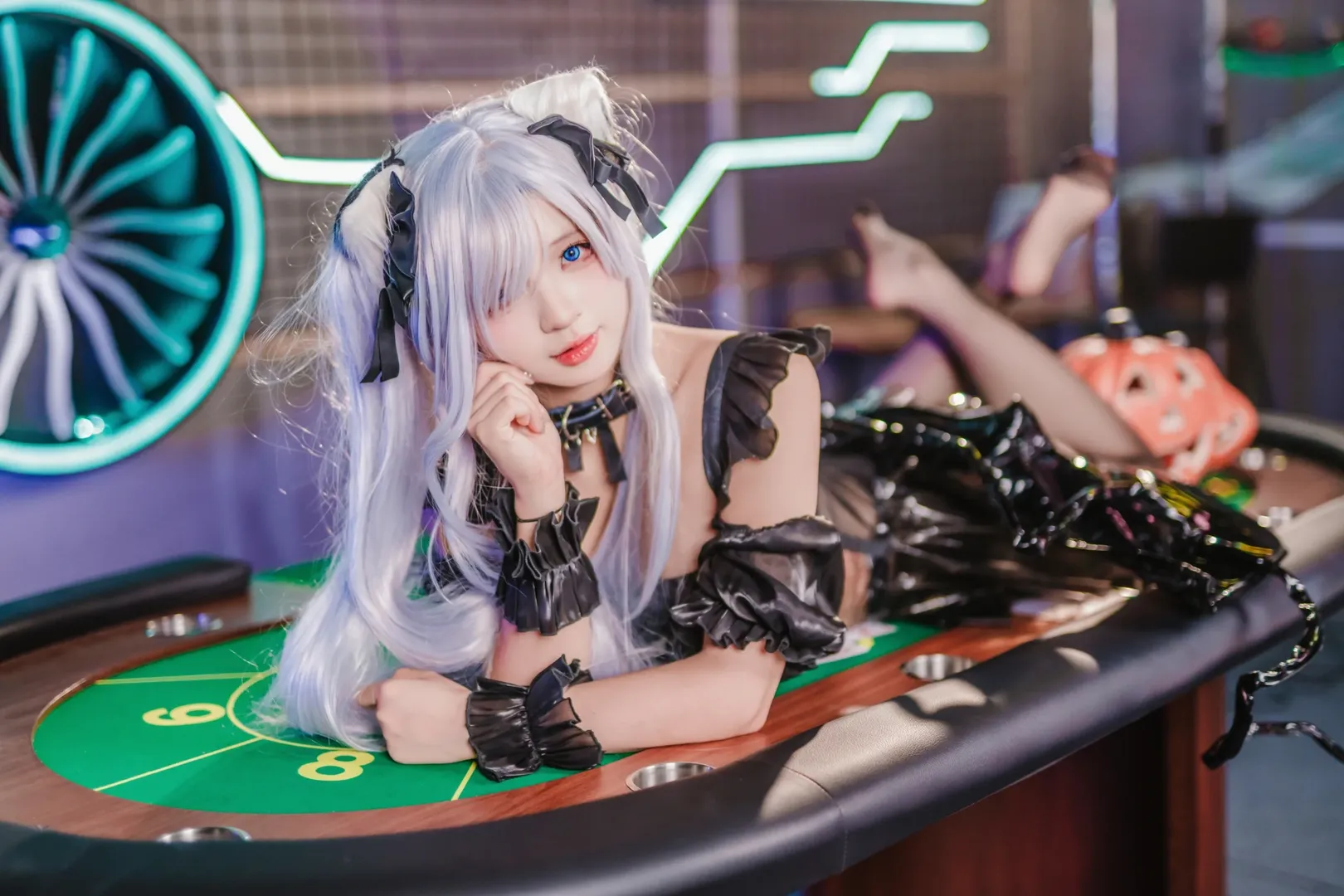 【碧蓝航线雅努斯cos】赛博霓虹与漆皮小恶魔的碰撞