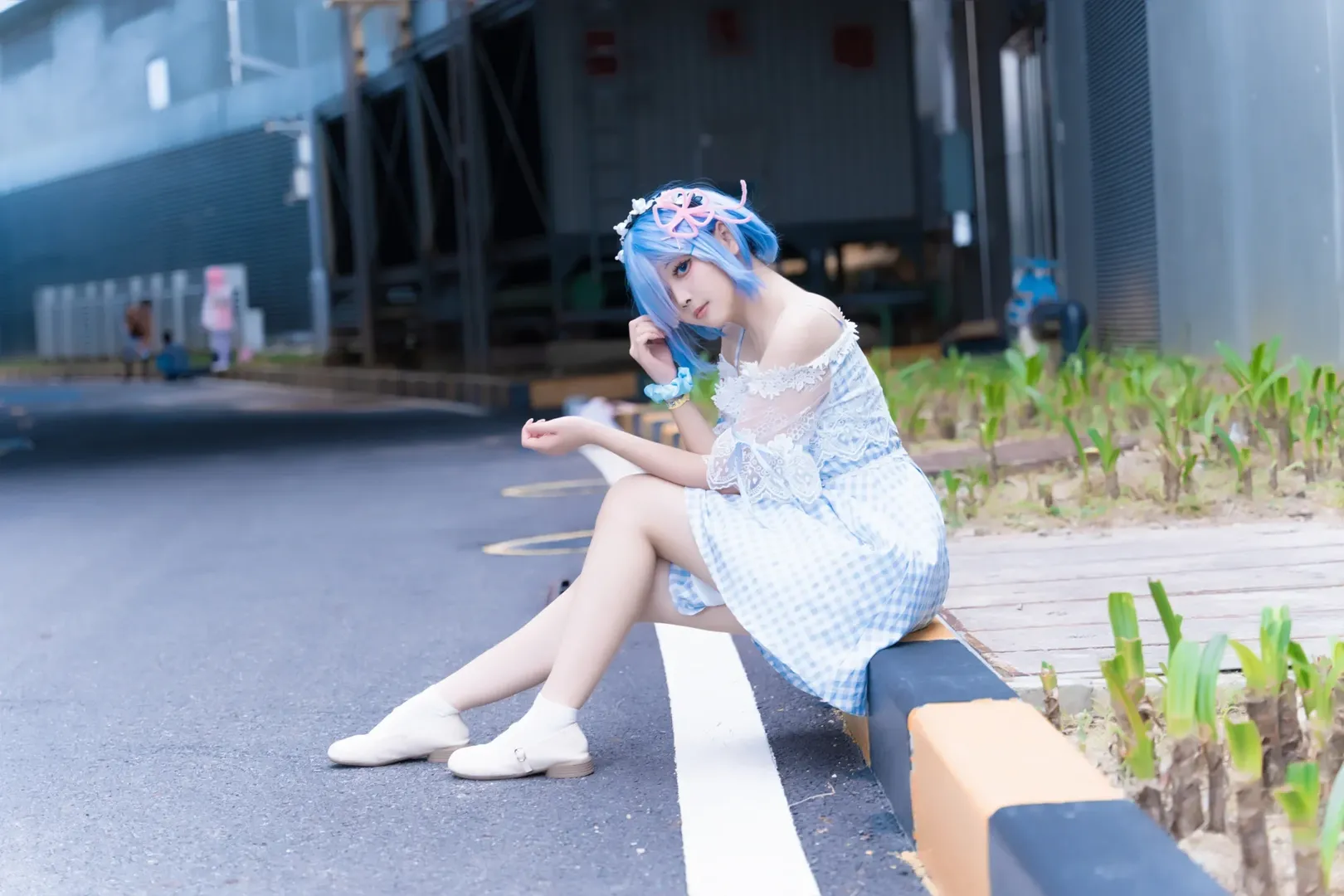 【蕾姆cos】海風輕拂的漫展常服場照記錄 - 第 9 張