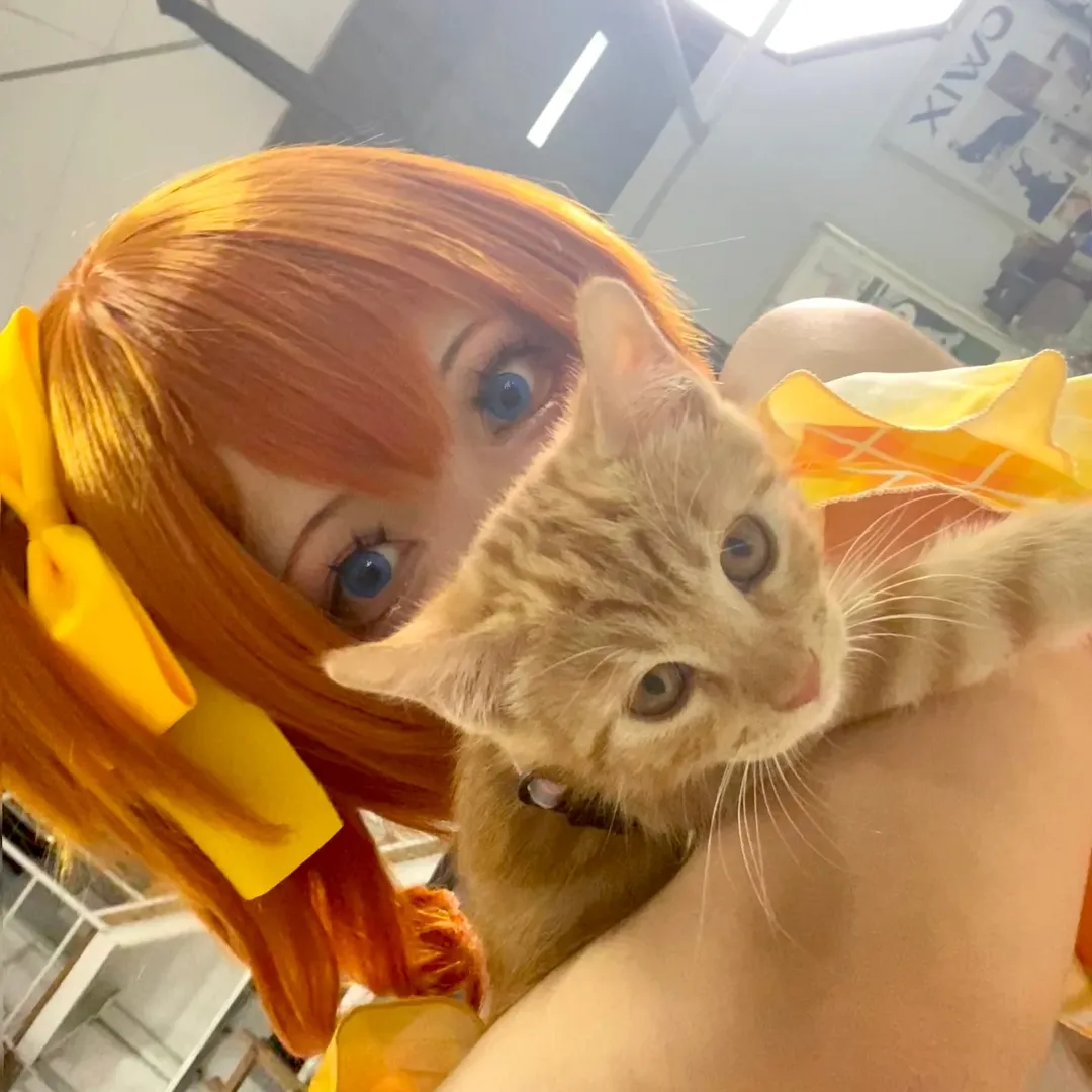 【穗乃果cos】LoveLive! 与影棚小橘子的元气贴贴