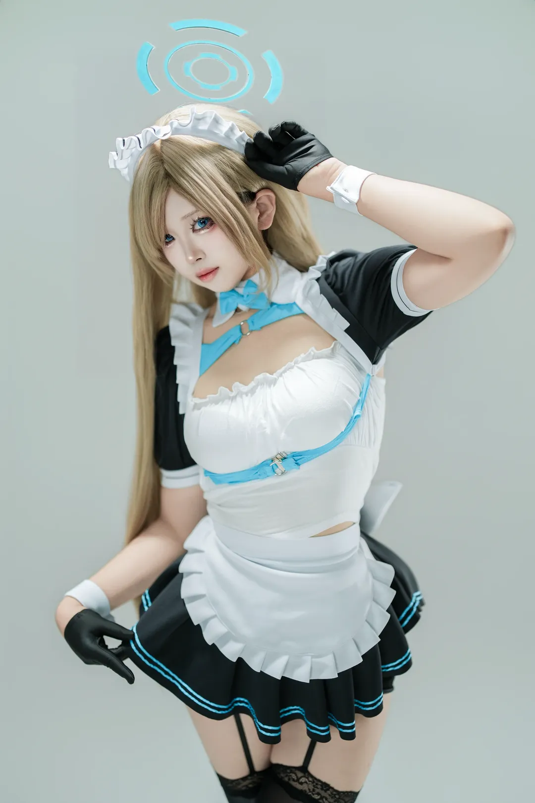 【一之瀬アスナ コスプレ】ブルーアーカイブ 白ホリ撮影レポ - 1 枚目