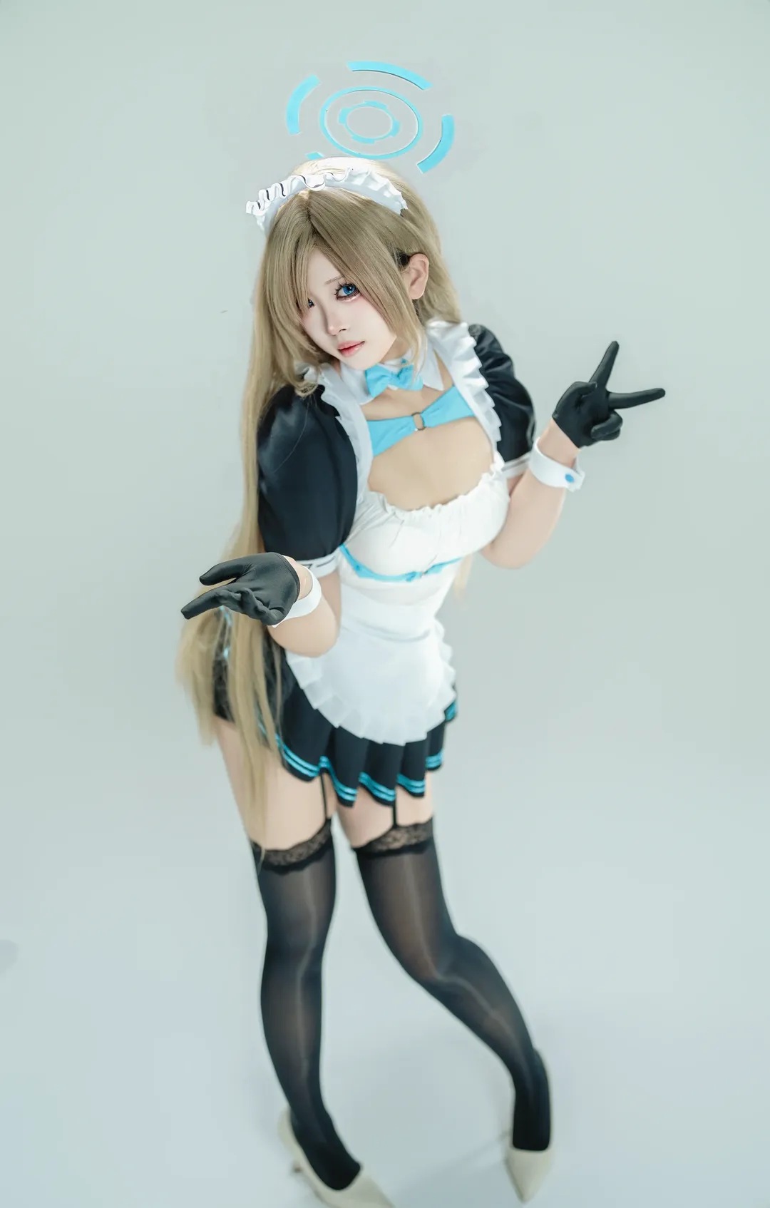 【一之瀬アスナ コスプレ】ブルーアーカイブ 白ホリ撮影レポ - 2 枚目