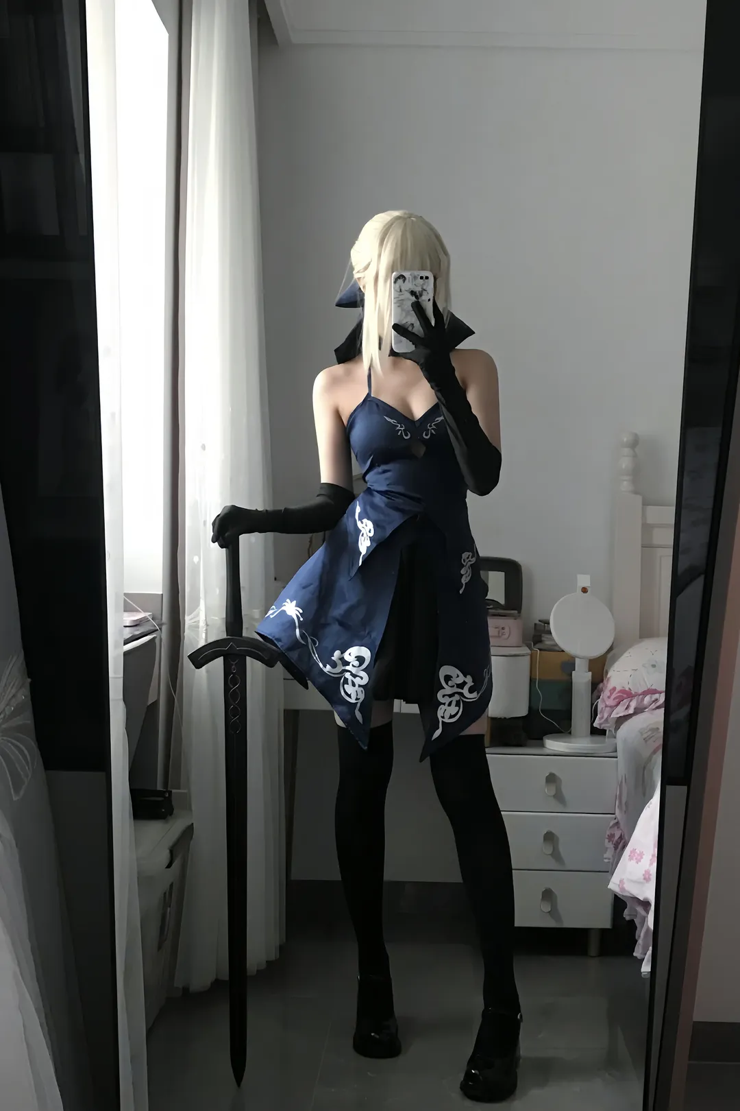 【阿尔托莉雅cos】Fate黑呆试衣记录，服化道的细节考量