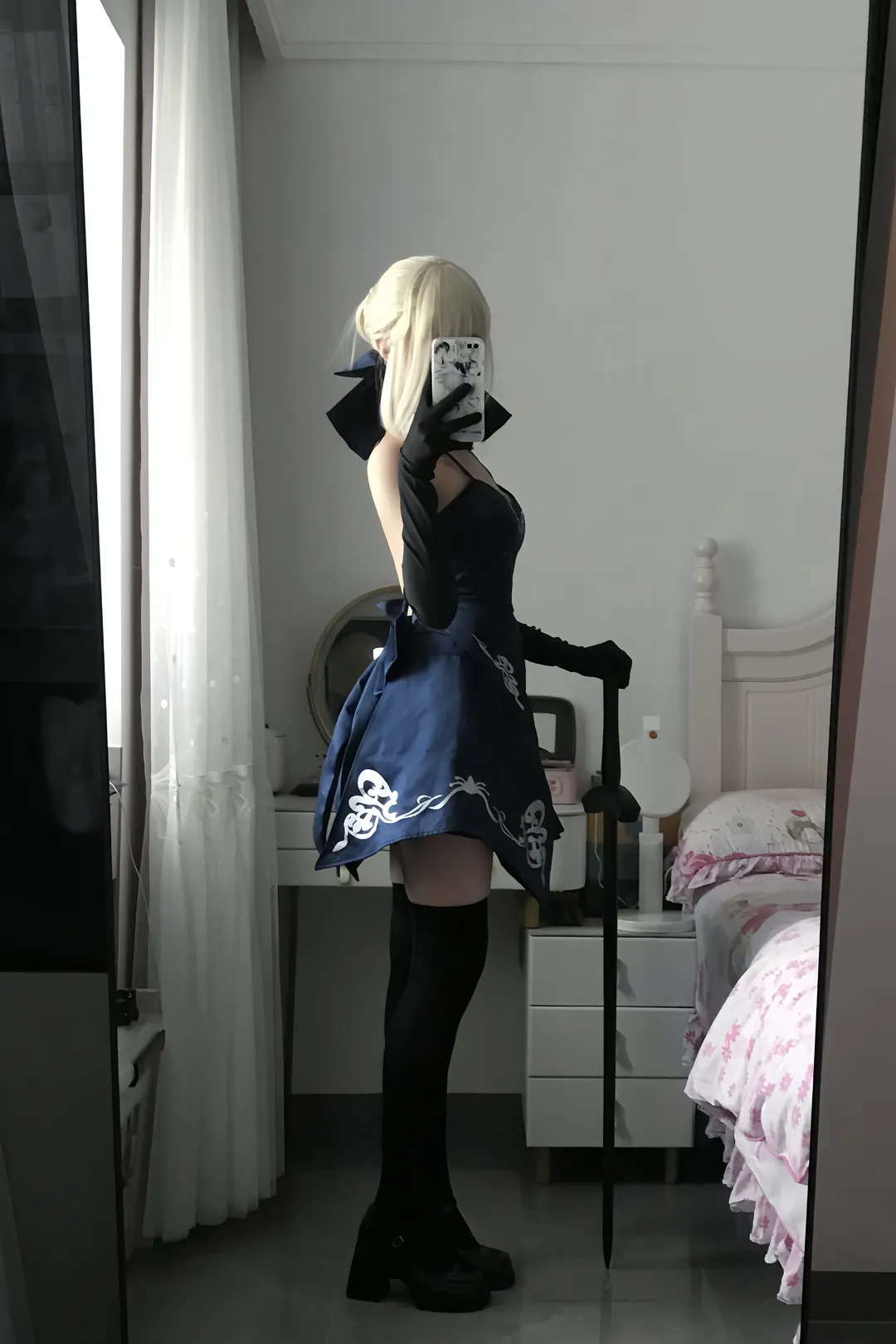 【阿尔托莉雅cos】Fate黑呆试衣记录，服化道的细节考量 - 第 2 张