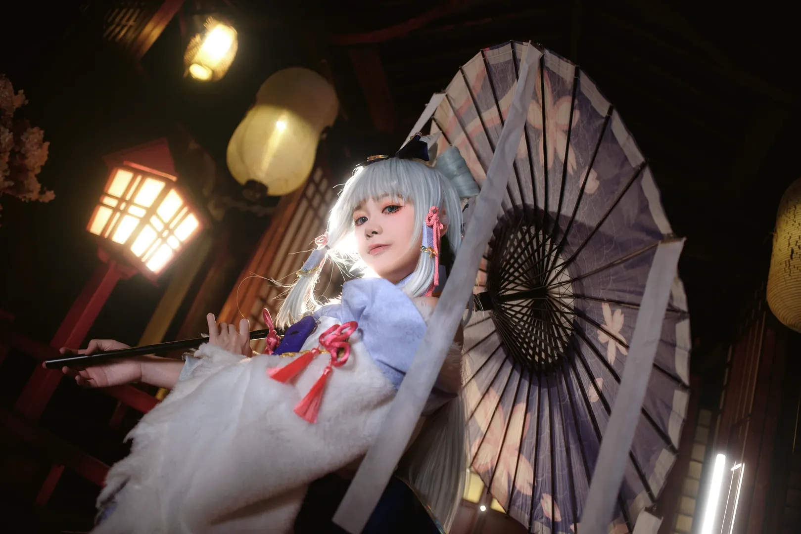 【神里绫华cos】白鹭之庭的寒冰，原神四周年生日快乐 - 第 2 张