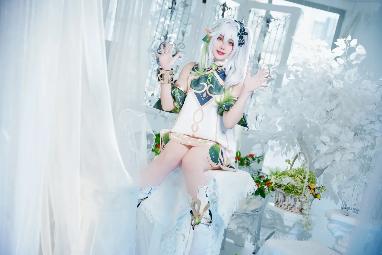 【纳西妲cos】原神草神纳西妲生日快乐，光影定格快乐时刻 - 第 10 张