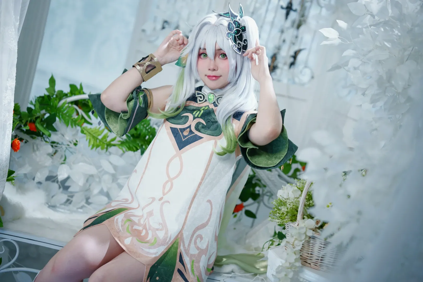 【纳西妲cos】原神草神纳西妲生日快乐，光影定格快乐时刻 - 第 9 张