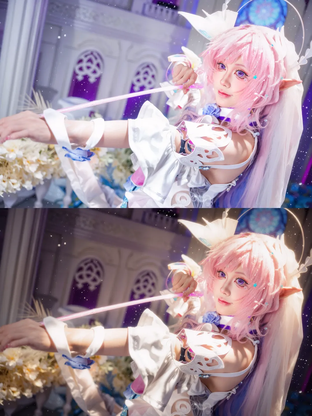 【昔漣cos】崩壞星穹鐵道翁法羅斯的夢幻拉弓時刻 - 第 1 張
