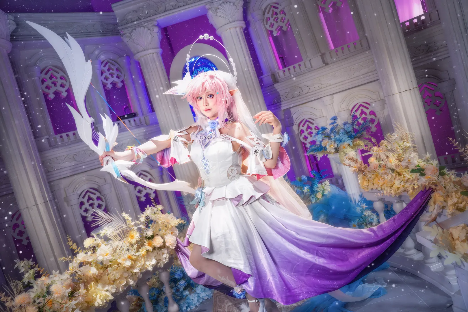 【昔漣cos】崩壞星穹鐵道翁法羅斯的夢幻拉弓時刻 - 第 4 張