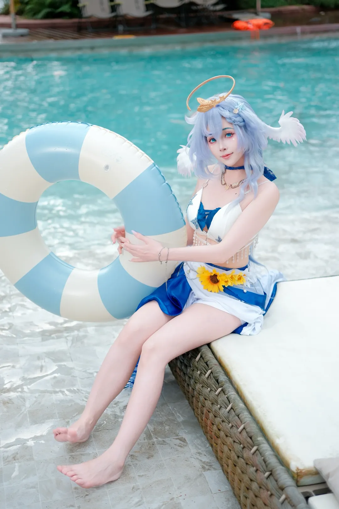 【知更鸟cos】崩坏星穹铁道，夏日泳装拍摄记录 - 第 4 张