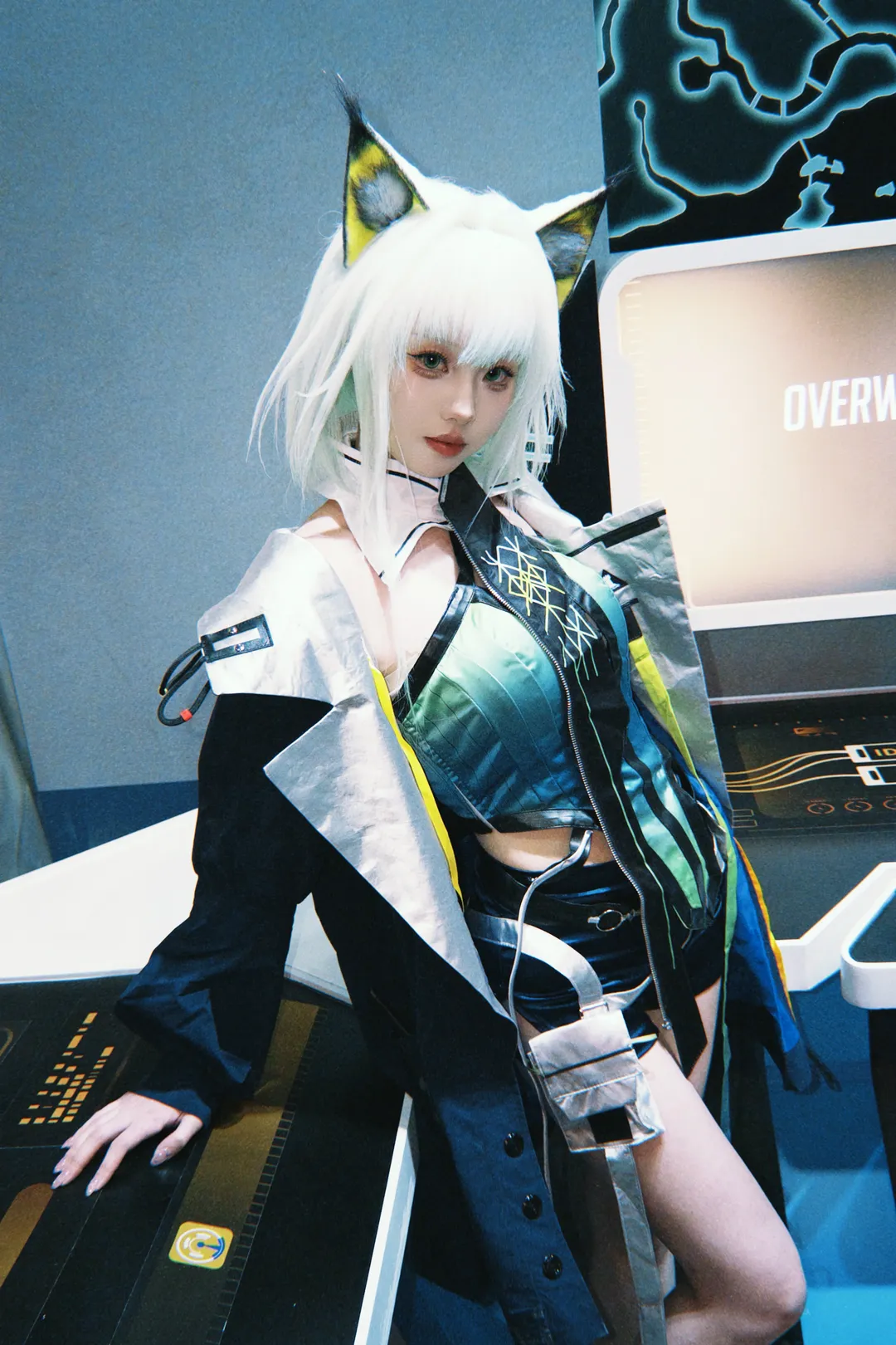 【凯尔希cos】CP32展台前的科技感与罗德岛记忆