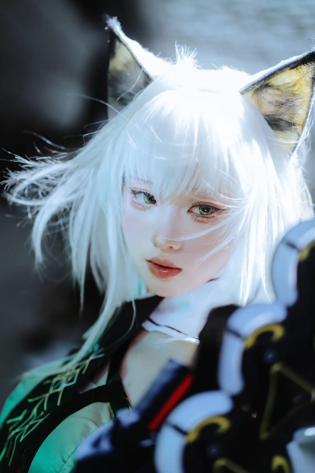 【凯尔希cos】明日方舟七周年的白毛猞猁 - 第 1 张